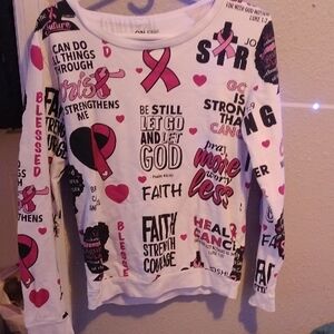 White Faith Strength Kids Shirt